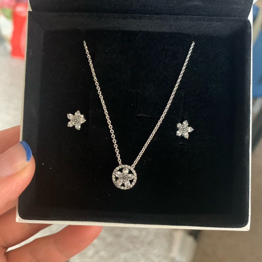 Pandora Snowflake Jewelry Set